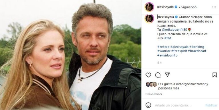 Alexis Ayala y Erika Buenfil