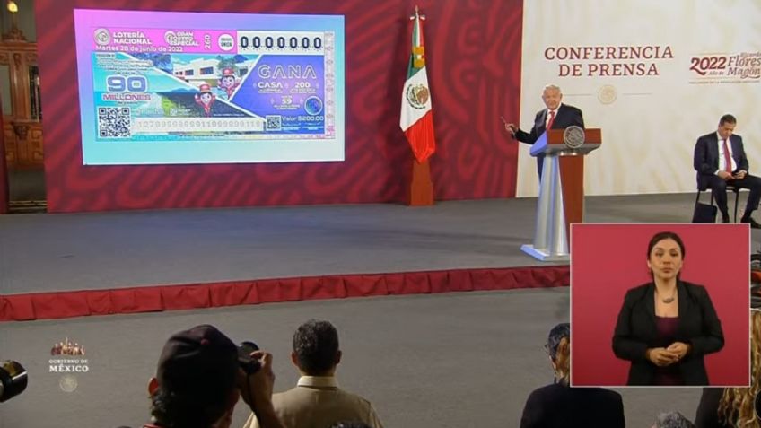 López Obrador anuncia nuevo sorteo de la Lotería Nacional; esto es todo lo que debes saber