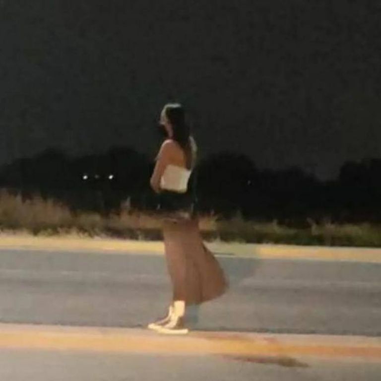 La foto que circuló en redes tras la desaparición de Debanhi Escobar. Foto: Internet