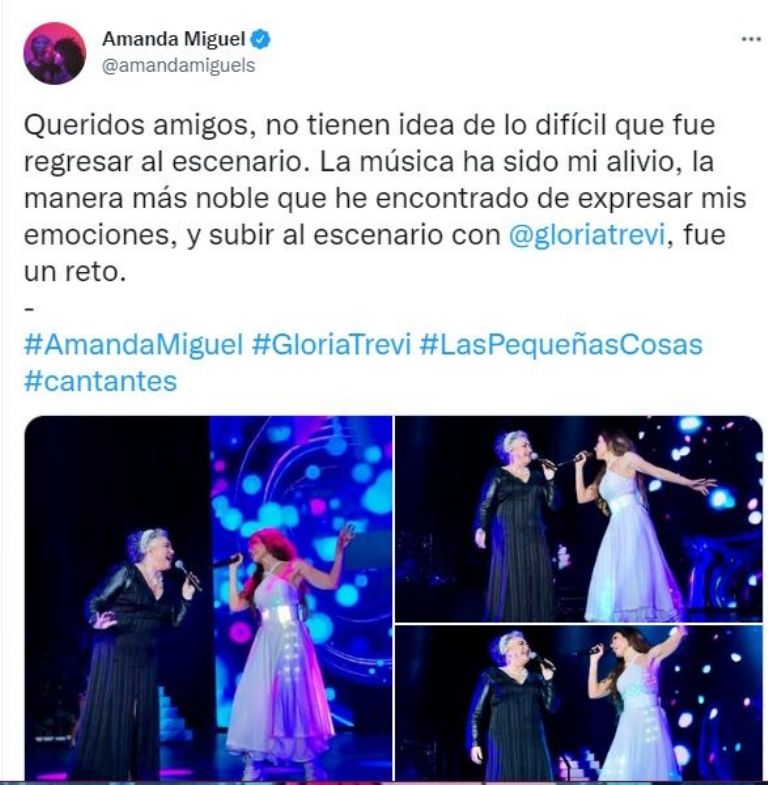Publicación de Amanda Miguel