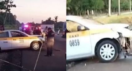 Fatal accidente carretero: Descubren cabeza cercenada tras volcadura de taxi