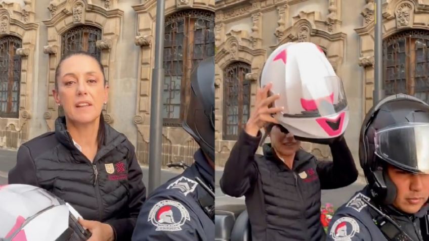 Caos en CDMX: Tras el cierre parcial de la L1 del STC Metro, Sheinbaum recorre estaciones en moto