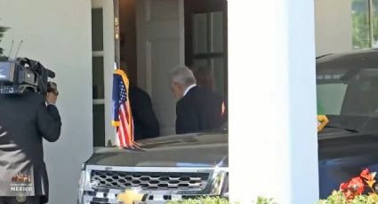 AMLO arriba a la Casa Blanca, en Washington, para reunirse con Joe Biden, presidente de EU