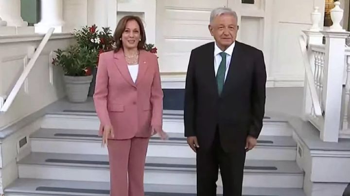 AMLO-Biden: Kamala Harris recibe a López Obrador en su residencia para desayuno de trabajo