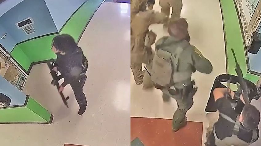 Filtran nuevo VIDEO del tiroteo en escuela de Uvalde, Texas que dejó 21 víctimas mortales