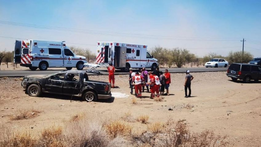 Accidentes por carreteras en Caborca dejan un saldo de 2 menores fallecidos y 7 lesionados