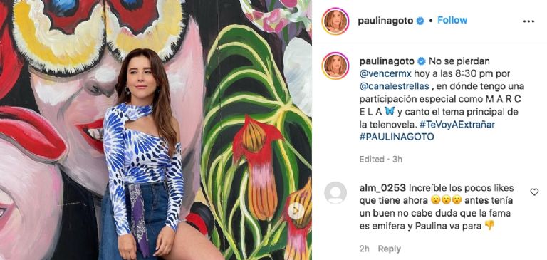 Instagram @paulinagoto