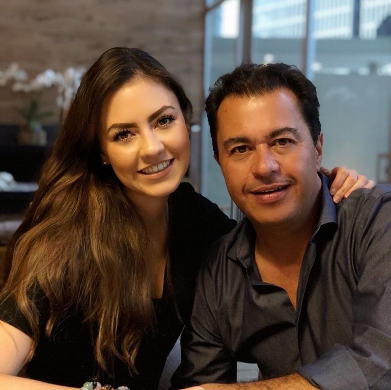 Monserrat Hogaza y su padre, Antonio Hogaza