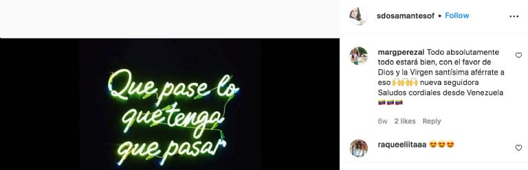 Instagram @sdosamantesof