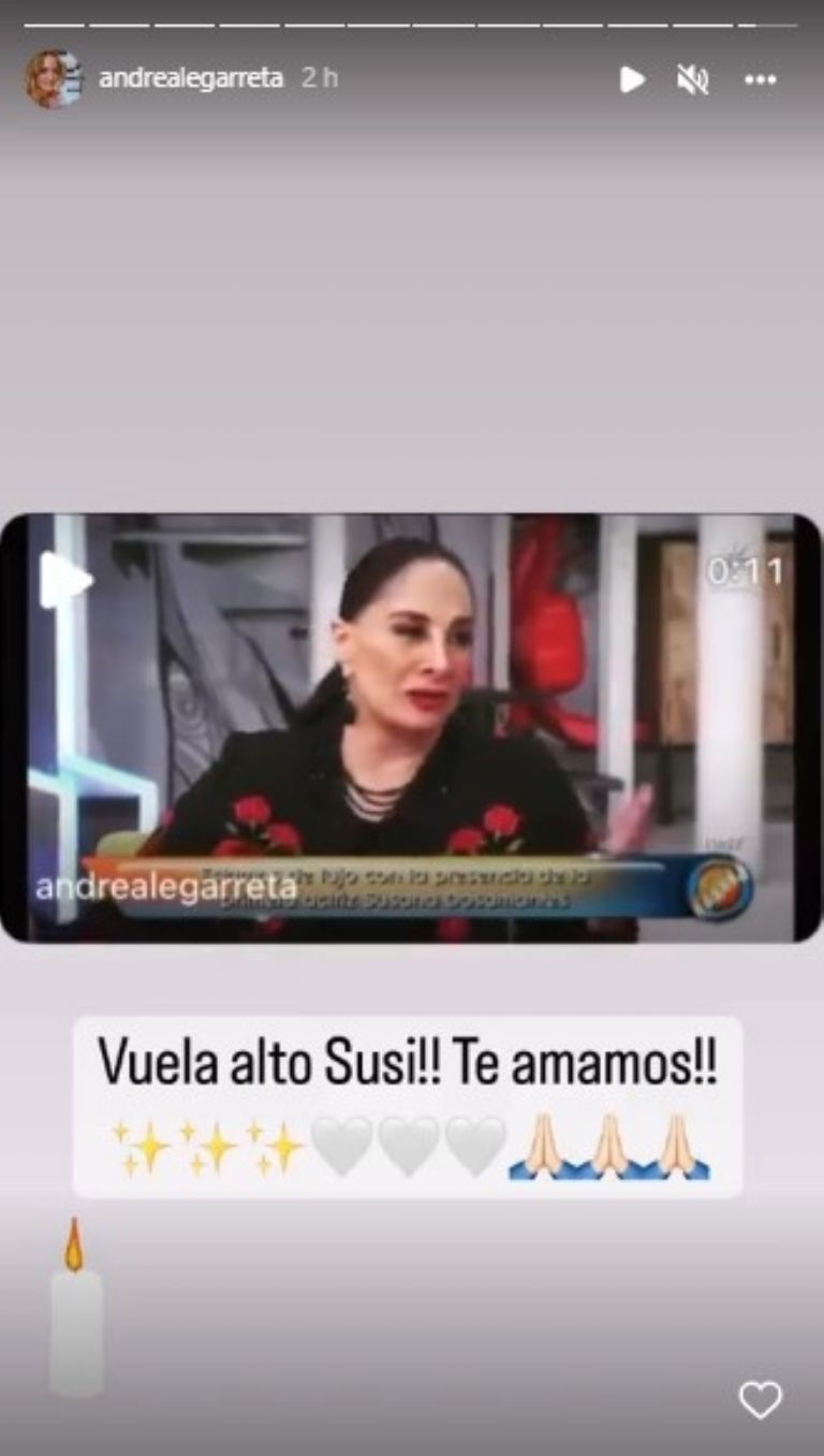 La publicación de Andrea Legarreta