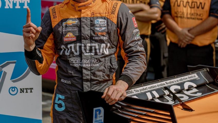 ¡Vuela sobre la pista! Pato O’Ward consigue la pole position en Mid-Ohio de la IndyCar