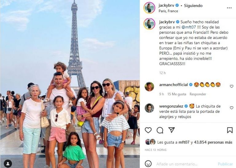 Jacqueline Bracamontes no quería llevar a sus hija a París