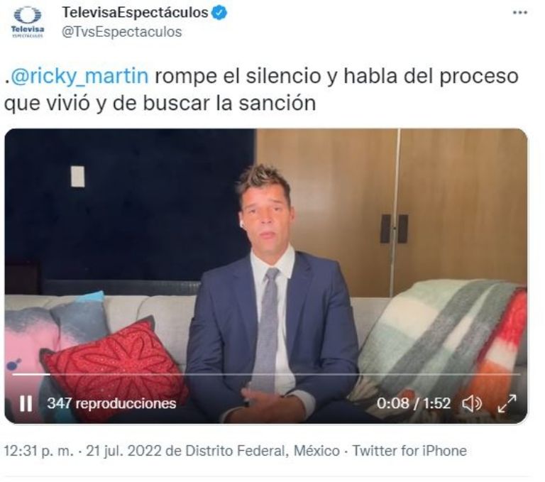 Video de Ricky Martin