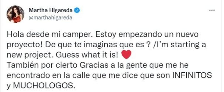 Martha Higareda lanza regresará al espectáculo