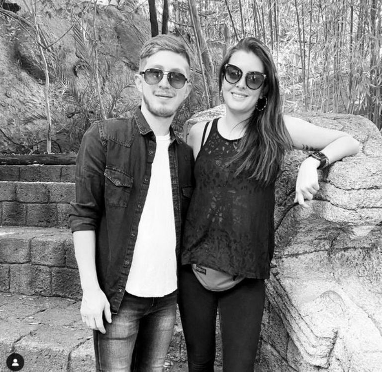 Fotografía de Nerea Godínez con Octavio Ocaña