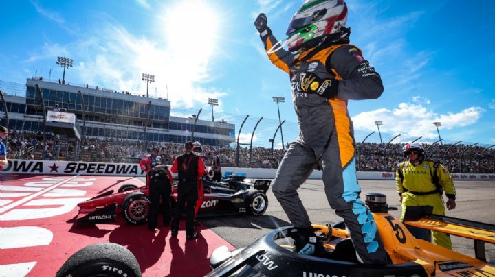 ¡Vuela a la victoria! 'Pato' O'Ward es el ganador en el Iowa 300 de la IndyCar Series