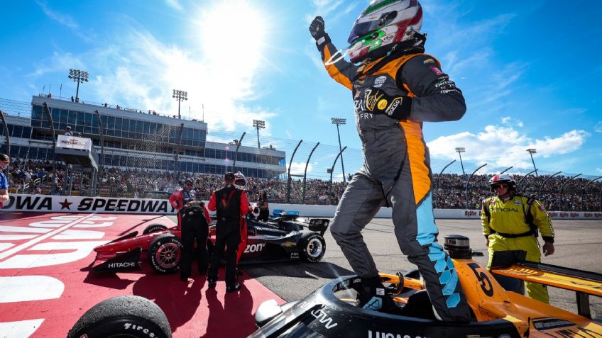 ¡Vuela a la victoria! 'Pato' O'Ward es el ganador en el Iowa 300 de la IndyCar Series