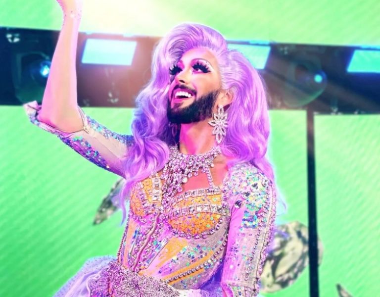 Roberto Carlo se transformó en drag queen