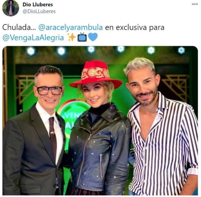 Aracely Arámbula estuvo en 'VLA'