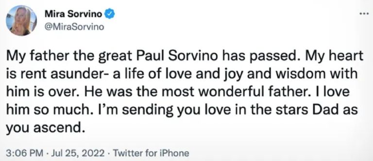 Twitter @mirasorvino