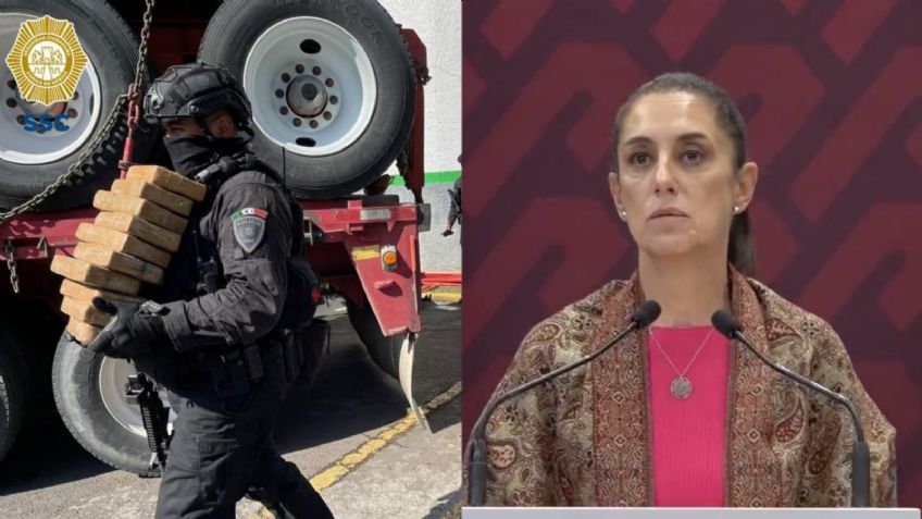 Gobierno de la CDMX y la SSC remarcan que decomiso de droga es el mayor registrado en al urbe