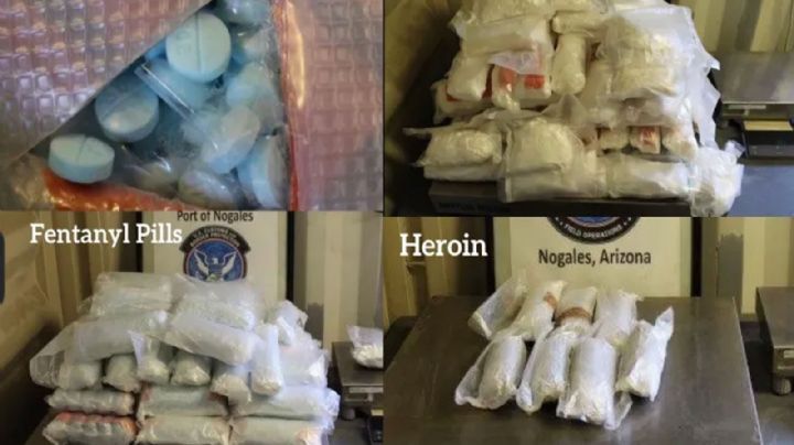 Decomisan casi medio millón de pastillas de fentanilo en garitas de la frontera Sonora-Arizona
