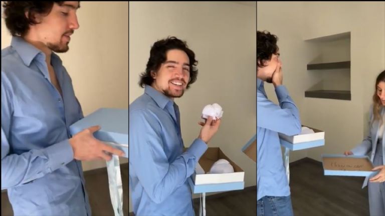 Así se enteró de que sería papá