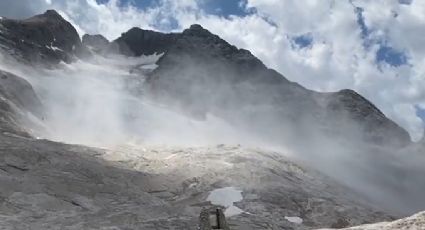 Impresionante VIDEO: Se desprende glacial en Italia; hay 6 muertos y varios desaparecidos