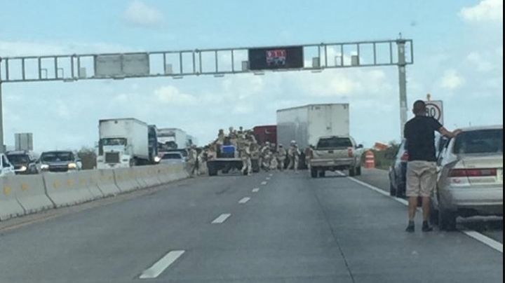 IMÁGENES: Confirman 4 detenidos y 2 víctimas mortales tras fuego cruzado en Altar, Sonora