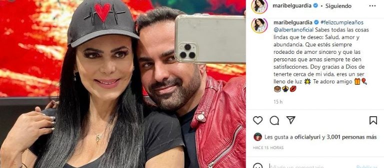 Publicación de Maribel Guardia