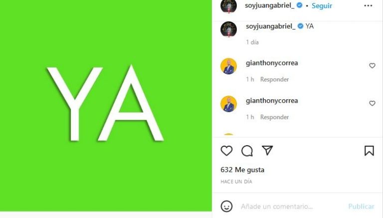 Mensaje de Juan Gabriel