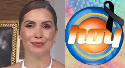 Tragedia en 'Hoy': Al borde del llanto, Andrea Escalona llega de luto y confirma muerte en Televisa