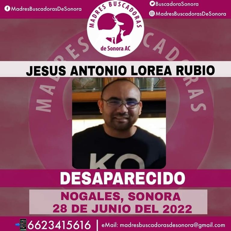 La ficha de Jesús Antonio Lorea Rubio 