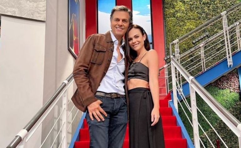 Laura Carmine y Agustín Arana en Hoy