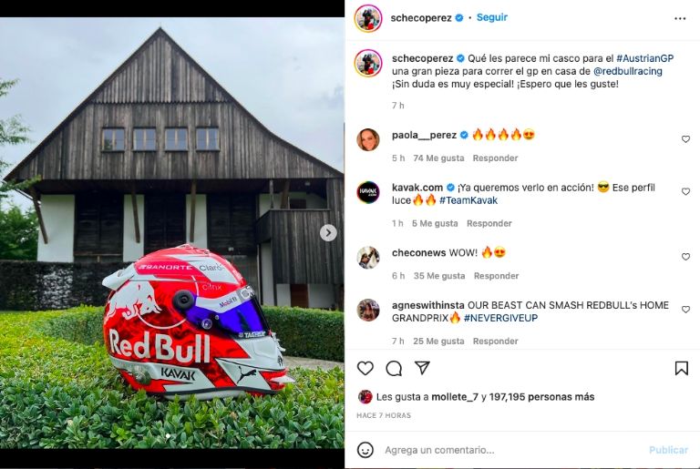 Casco 'Checo' Pérez 