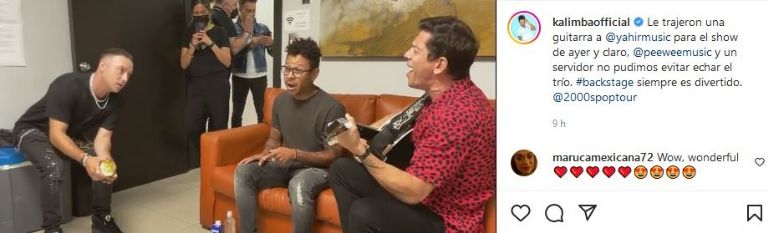 Kalimba comparte grato momento con Peewee y Kalimba