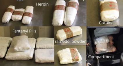 Nuevo decomiso de vehículo con fentanilo y otras drogas en la frontera Sonora-Arizona