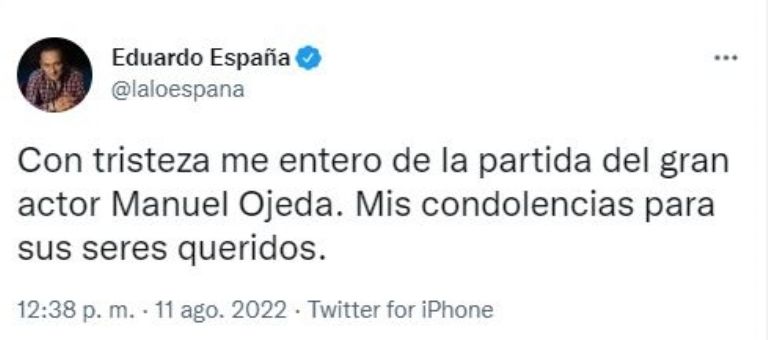 Tuit de Eduardo España
