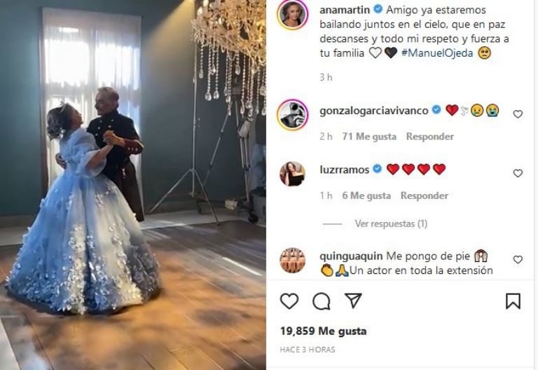Ana Martin y Manuel Ojeda bailando en 'Corazón Guerrero'