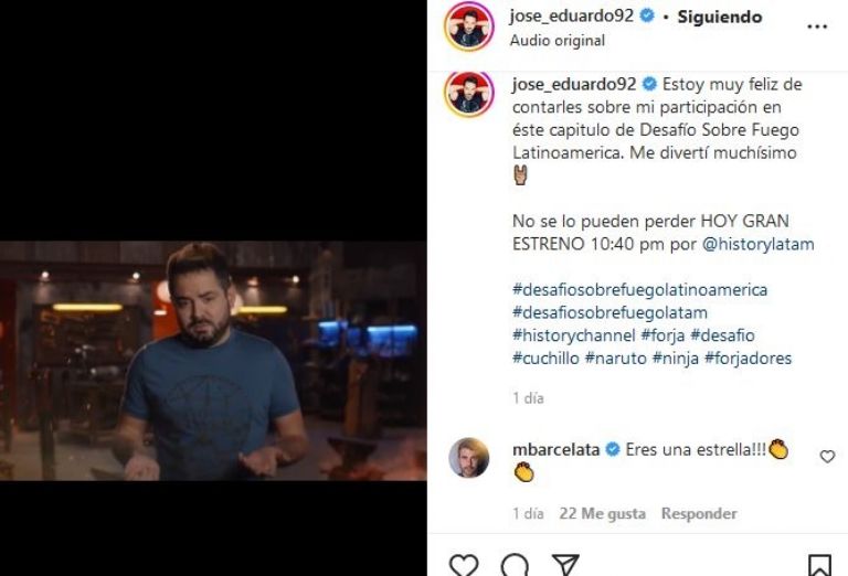 José Eduardo Derbez en 'Desafío sobre fuego'