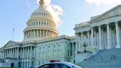 En el Capitolio de EU: Hombre colisiona contra barda; saca un arma de fuego y se dispara