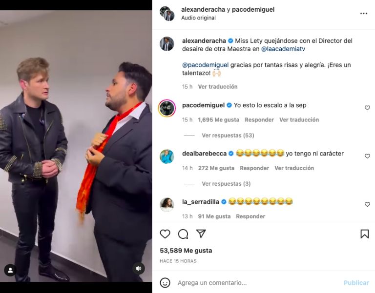 Alexander Aha y Paco de Miguel 