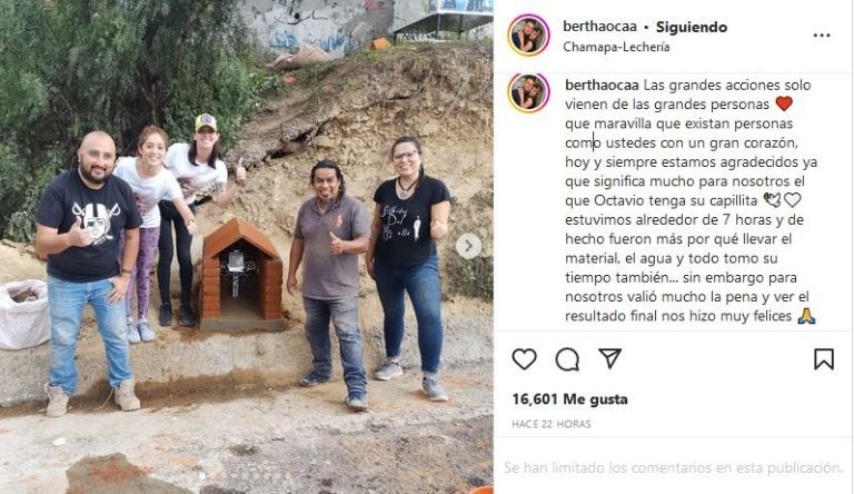 Nerea Godínez, Bertha Ocaña y staff de Las Tinieblas del Gruñón