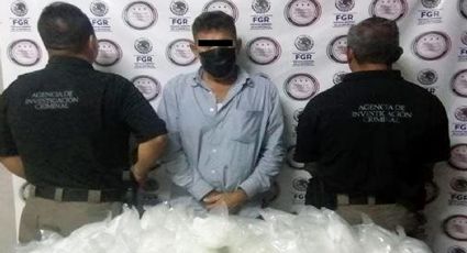 Sorprenden a conductor con 58 paquetes de fentanilo y 'crystal' en carretera de Sonora