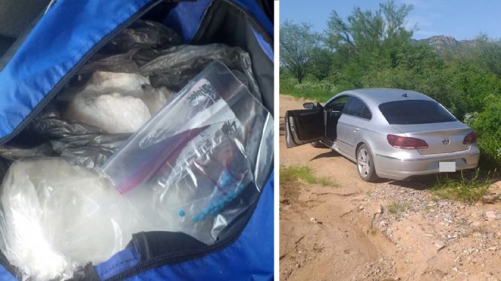 Abandona su auto para huir de la Policía en Hermosillo; transportaba 'crystal' y fentanilo