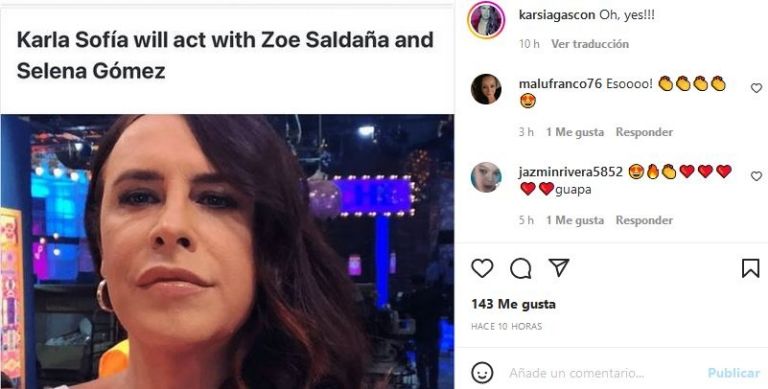 Publicación de Karla Sofía Gascón