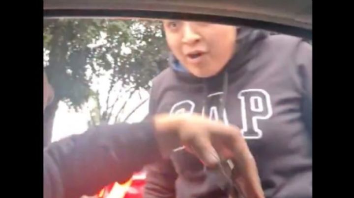 VIDEO: Captan a montachoques en calles de CDMX; Trataron de extorsionar a conductores