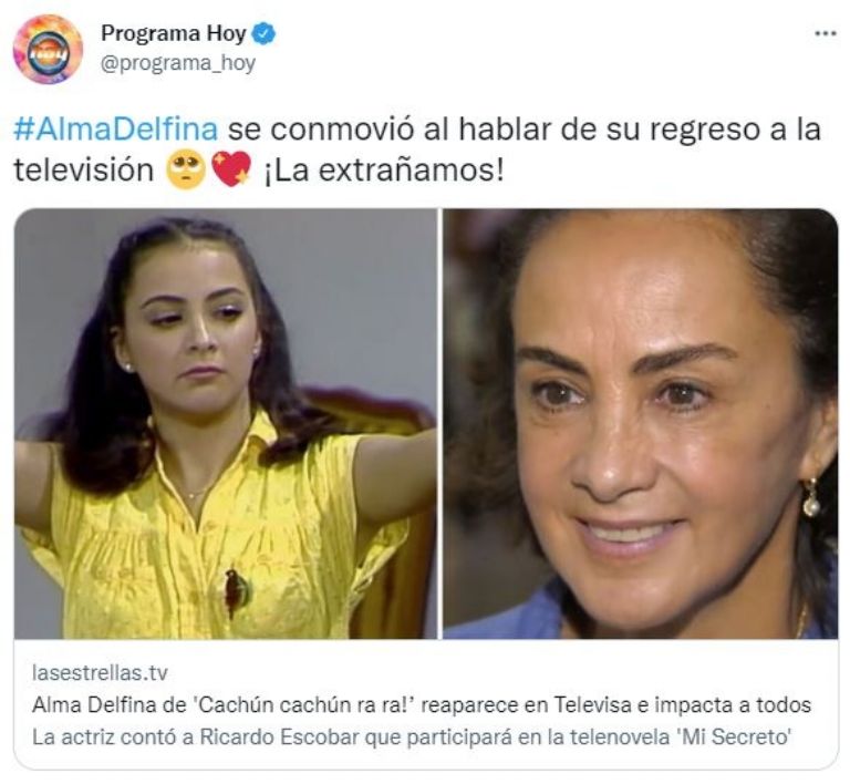 tuit de Alma Delfina