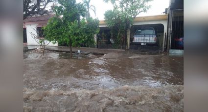 Fuertes lluvias inundan varios puntos de Ciudad Obregón; el mal sistema del drenaje se hace presente