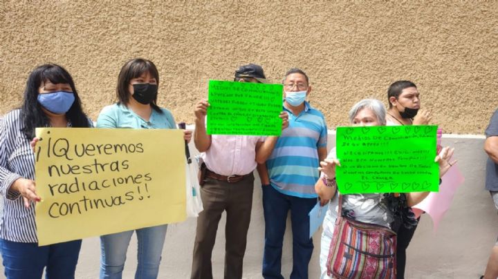 Tras manifestación de pacientes con cáncer en IMSS Obregón, buscan acuerdos para recibir tratamiento